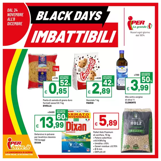 Volantino Iper La grande i a Roscigno | Black days | 2025-11-24T00:00:00.000Z - 2025-12-08T00:00:00.000Z