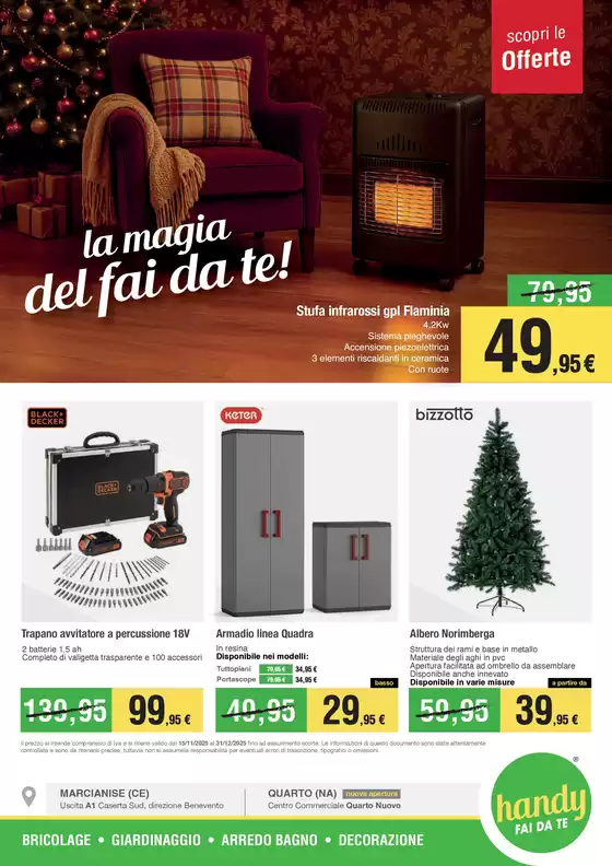 Volantino Handy fai da te a Capena | La magia del fai da te! | 2025-11-15T00:00:00.000Z - 2025-12-31T00:00:00.000Z