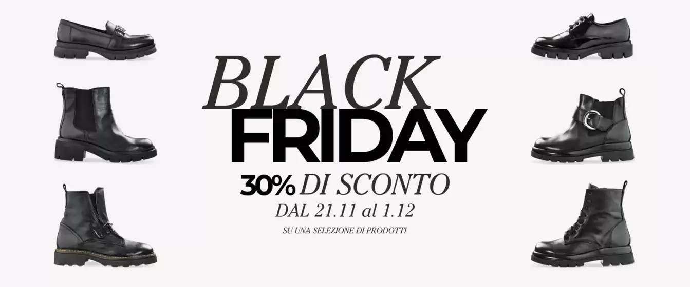 Volantino Melluso a Andria | Black friday 30% di sconto | 2025-11-21T00:00:00.000Z - 2025-12-01T00:00:00.000Z
