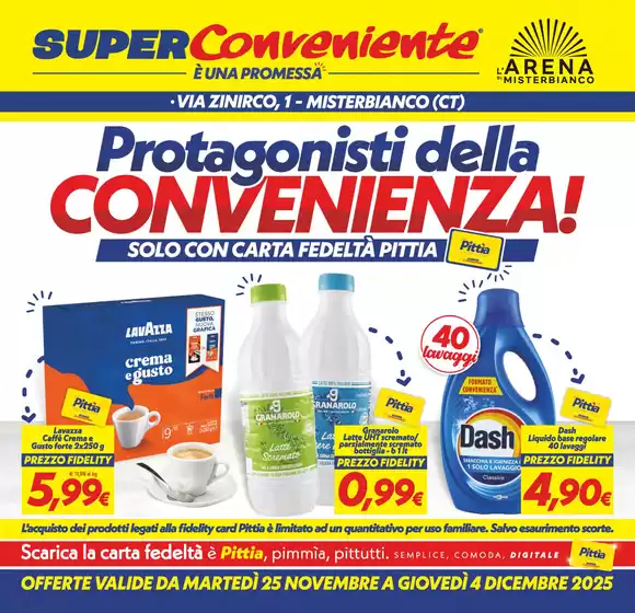 Volantino SuperConveniente a Corleone | Protagonisti della convenienza! | 2025-11-25T00:00:00.000Z - 2025-12-04T00:00:00.000Z