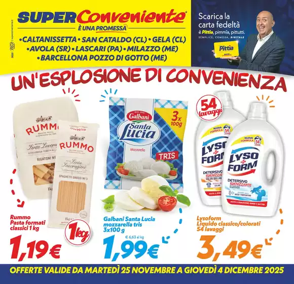 Volantino SuperConveniente a Corleone | Un'esplosione di convenienza | 2025-11-25T00:00:00.000Z - 2025-12-04T00:00:00.000Z