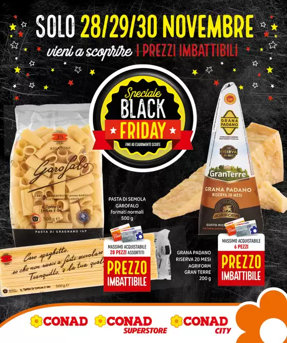 Volantino Conad City a Talla | Speciale Black Friday | 2025-11-28T00:00:00.000Z - 2025-11-30T00:00:00.000Z