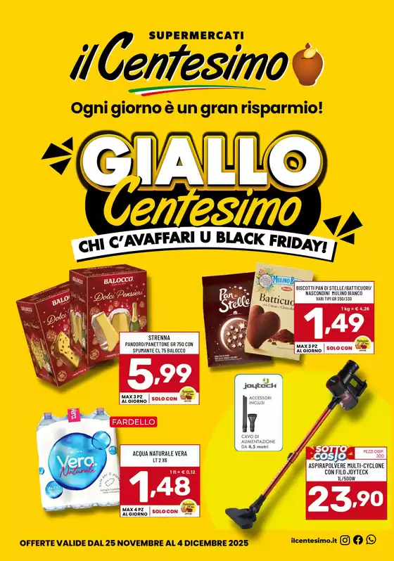 Volantino Il Centesimo a Talla | Giallo centesimo | 2025-11-25T00:00:00.000Z - 2025-12-04T00:00:00.000Z