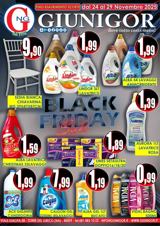 Volantino Giunigor a Campagnano di Roma | Dal 24 al 29 novembre | 2025-11-24T00:00:00.000Z - 2025-11-29T00:00:00.000Z