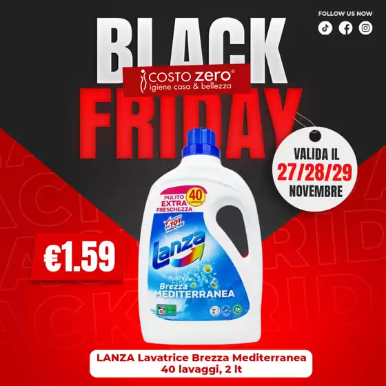 Volantino Costo Zero a Medesano | Black friday | 2025-11-25T00:00:00.000Z - 2025-11-30T00:00:00.000Z