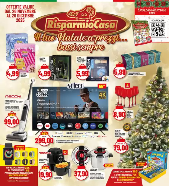 Volantino Risparmio Casa a Medesano | Il tuo Natale a prezzi.. | 2025-11-26T00:00:00.000Z - 2025-12-20T00:00:00.000Z