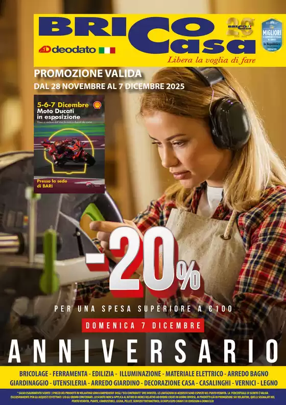 Volantino Brico Casa a Medesano | Dal 28 novembre al 7 dicembre | 2025-11-25T00:00:00.000Z - 2025-12-07T00:00:00.000Z