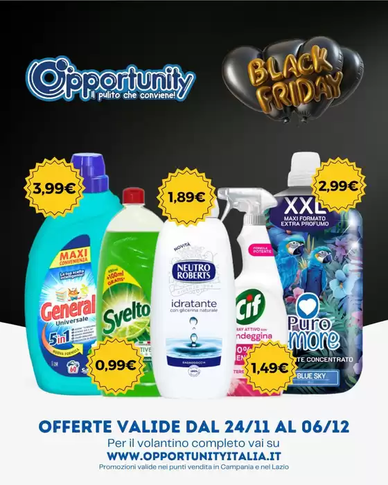 Volantino Opportunity Shop a Medesano | Black Friday  | 2025-11-24T00:00:00.000Z - 2025-12-06T00:00:00.000Z