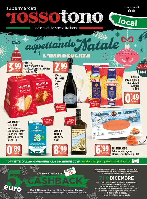 Volantino Supermercati Rossotono Local a Seneghe | Aspettando Natale | 2025-11-29T00:00:00.000Z - 2025-12-06T00:00:00.000Z