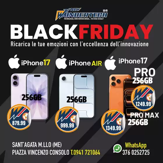 Volantino New Wondertech a Besana in Brianza | Black friday | 2025-11-25T00:00:00.000Z - 2025-11-30T00:00:00.000Z