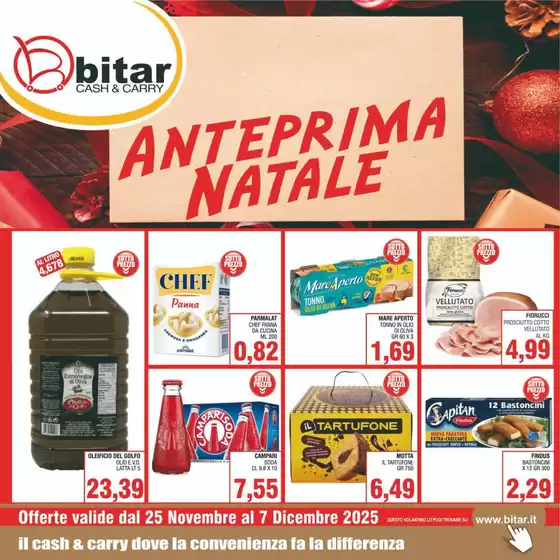 Volantino Bitar a Apricena | Anterprima natale | 2025-11-26T00:00:00.000Z - 2025-12-07T00:00:00.000Z