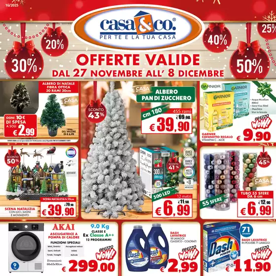 Volantino Casa & Co a Calcinaia | Offerte valide dal 27 novembre all'8 dicembre | 2025-11-27T00:00:00.000Z - 2025-12-08T00:00:00.000Z