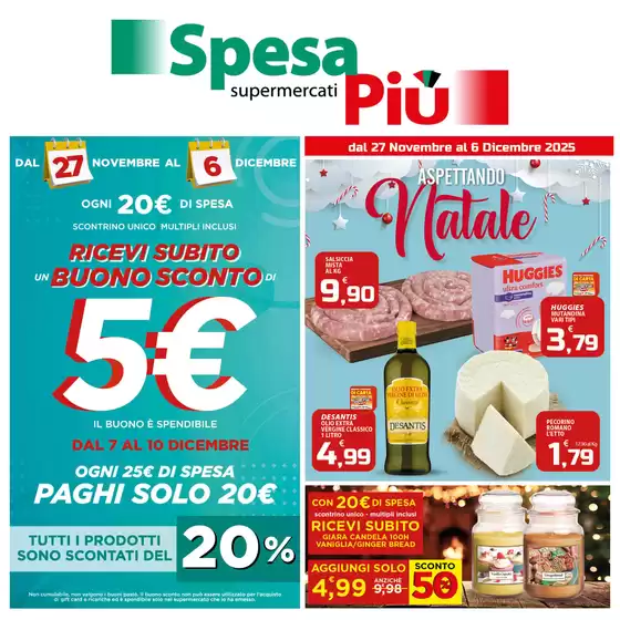 Volantino SpesaPiù Supermercati a Fasano | Dal 27 novembre al 6 dicembre | 2025-11-27T00:00:00.000Z - 2025-12-10T00:00:00.000Z