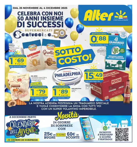 Volantino Alter Discount a Montescaglioso | Sottocosto!! | 2025-11-25T00:00:00.000Z - 2025-12-04T00:00:00.000Z