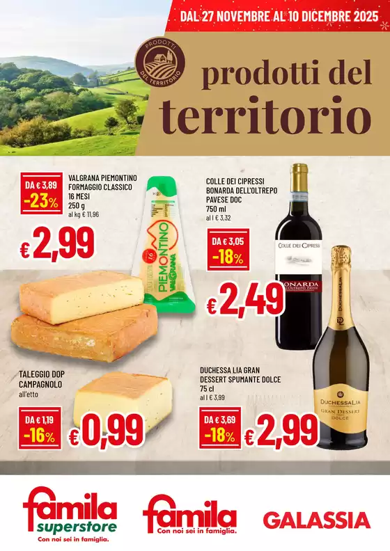 Volantino Famila a Vicopisano | FAMILA PRODOTTI DEL TERRITORIO | 2025-11-27T00:00:00.000Z - 2025-12-10T00:00:00.000Z
