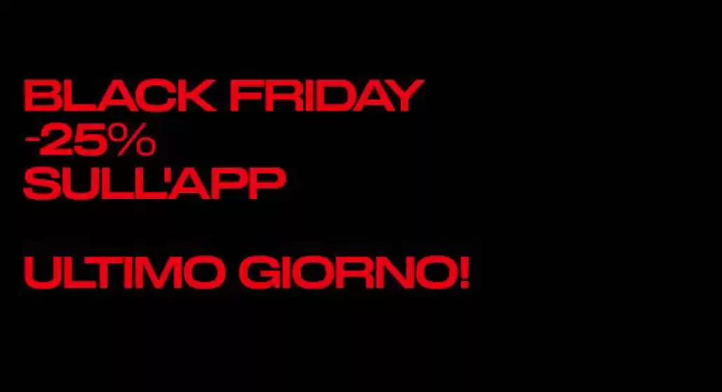 Volantino H&M a Como | Black Friday -25% | 2025-11-26T00:00:00.000Z - 2025-11-30T00:00:00.000Z