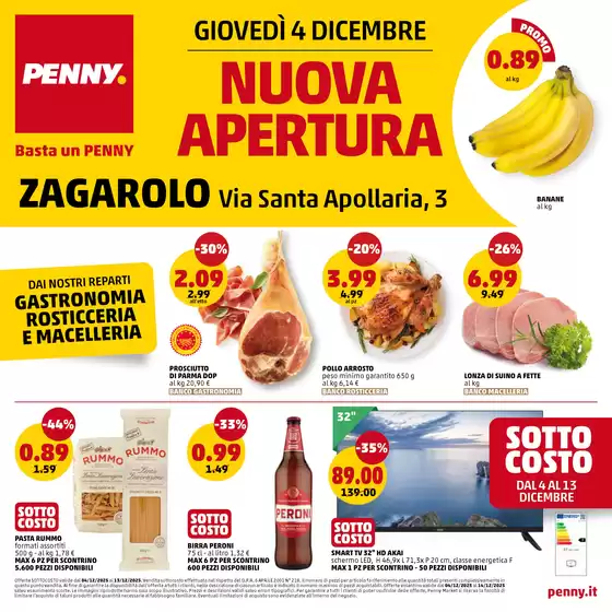 Volantino PENNY | Nuova apertura | 2025-12-04T00:00:00.000Z - 2025-12-14T00:00:00.000Z