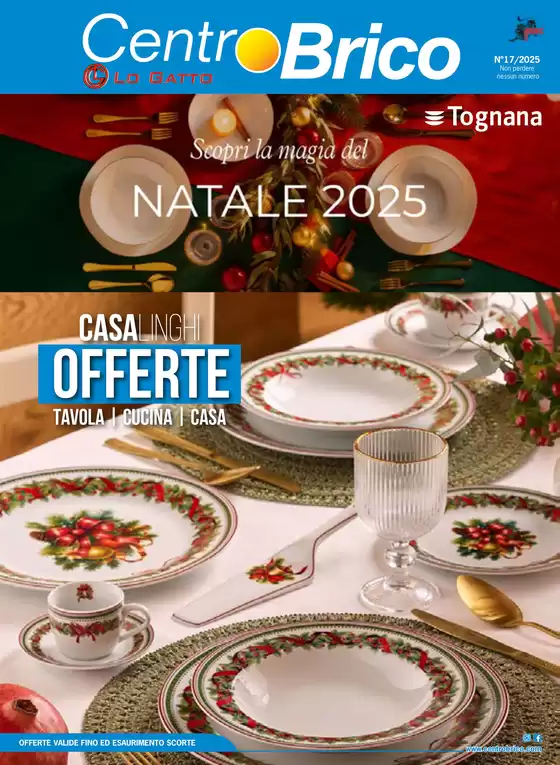 Volantino Centro Brico a Casalpusterlengo | Natale e Casalinghi 2025 | 2025-11-26T00:00:00.000Z - 2025-12-31T00:00:00.000Z