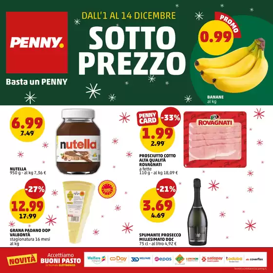 Volantino PENNY | Sotto prezzo | 2025-12-01T00:00:00.000Z - 2025-12-14T00:00:00.000Z
