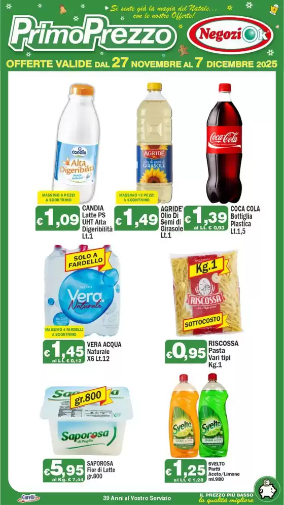 Volantino PrimoPrezzo a Arcisate | Offerte valide dal 27 novembre al 7 dicembre 2025 | 2025-11-27T00:00:00.000Z - 2025-12-07T00:00:00.000Z