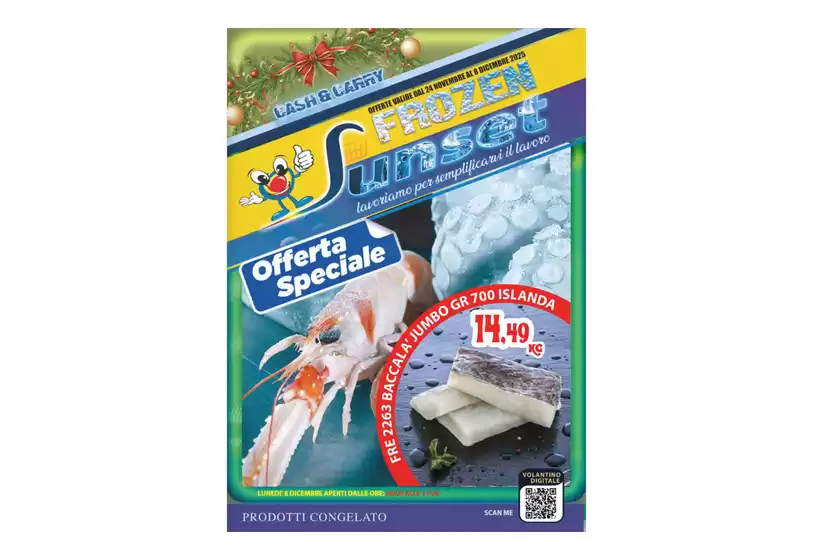 Volantino Sunset Cash&Carry a Sinnai | Offerta Speciale | 2025-11-26T00:00:00.000Z - 2025-12-08T00:00:00.000Z