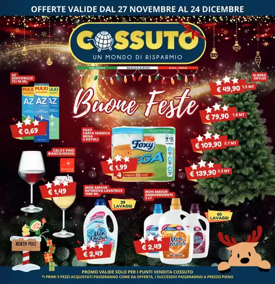 Volantino Cossuto a Gaeta | Buone feste | 2025-11-27T00:00:00.000Z - 2025-12-24T00:00:00.000Z