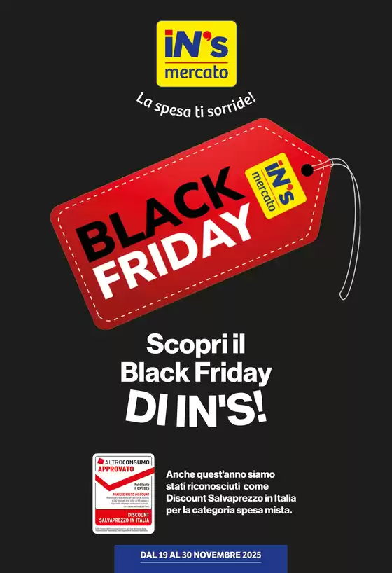 Volantino IN'S a Poirino | Black friday | 2025-11-19T00:00:00.000Z - 2025-11-30T00:00:00.000Z