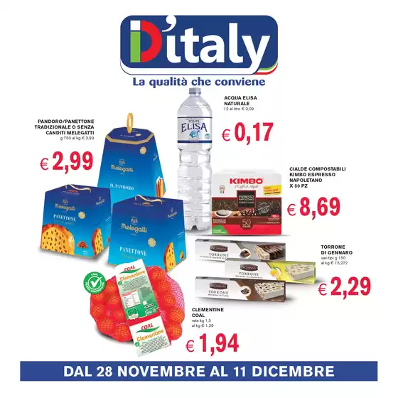 Volantino D'Italy a Silea | La qualità che conviene | 2025-11-28T00:00:00.000Z - 2025-12-11T00:00:00.000Z