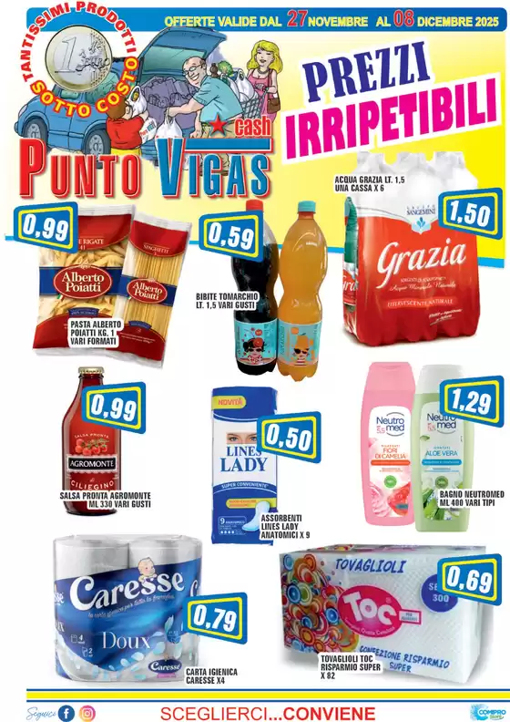 Volantino Punto Vigas a Belmonte Mezzagno | Prezzi irripetibili | 2025-11-27T00:00:00.000Z - 2025-12-08T00:00:00.000Z