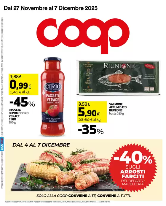 Volantino Coop a Novi Ligure | Offerte per te | 2025-11-27T00:00:00.000Z - 2025-12-07T00:00:00.000Z