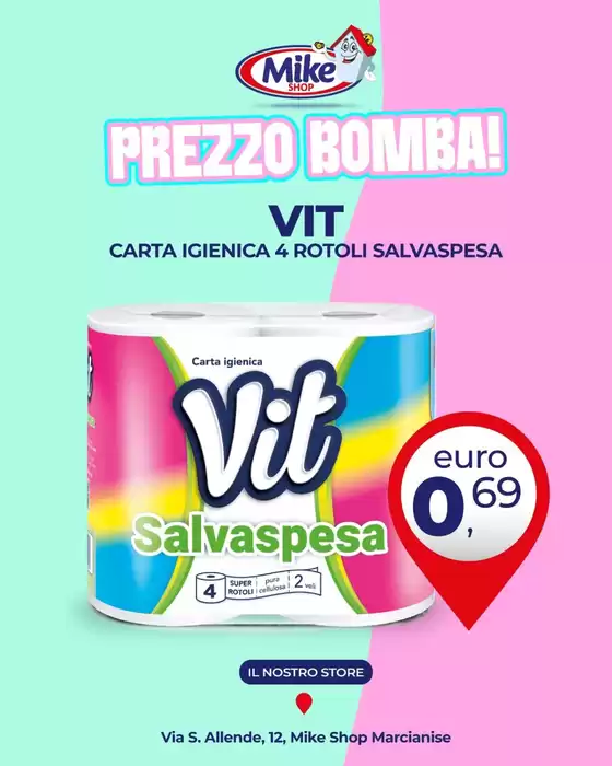 Volantino Mike Shop a Belmonte Mezzagno | Prezzo bomba! | 2025-11-27T00:00:00.000Z - 2025-11-27T00:00:00.000Z