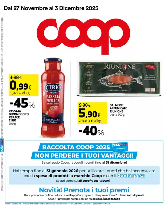 Volantino Coop a Maglie | Grandi offerte | 2025-11-27T00:00:00.000Z - 2025-12-03T00:00:00.000Z