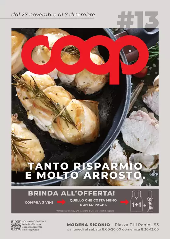 Volantino Coop a Novi Ligure | Tanto risparmio e molto arrosto | 2025-11-27T00:00:00.000Z - 2025-12-07T00:00:00.000Z