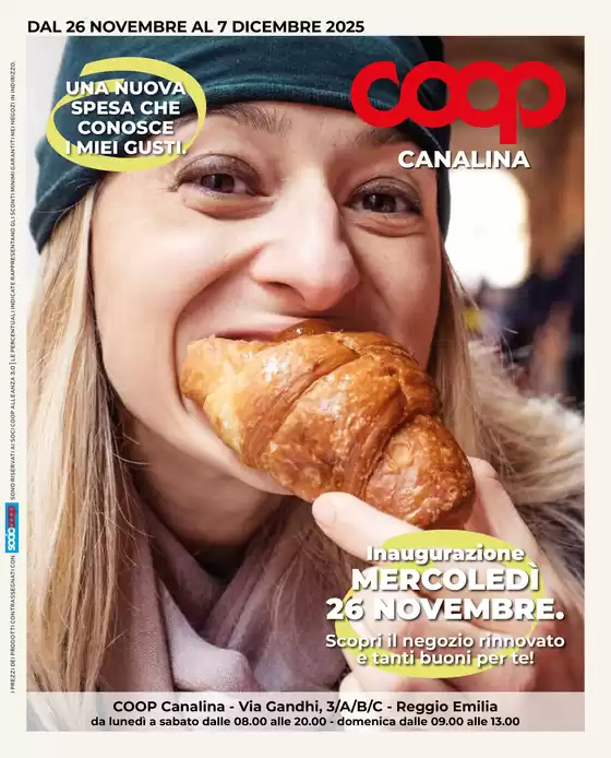 Volantino Coop a Belmonte Mezzagno | Una nuova spesa | 2025-11-27T00:00:00.000Z - 2025-12-07T00:00:00.000Z