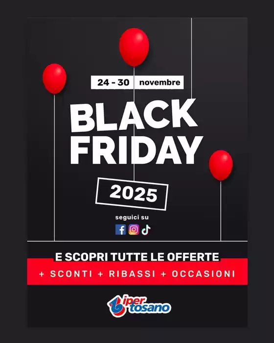 Volantino Iper Tosano a Partanna | Black Friday | 2025-11-27T00:00:00.000Z - 2025-11-30T00:00:00.000Z