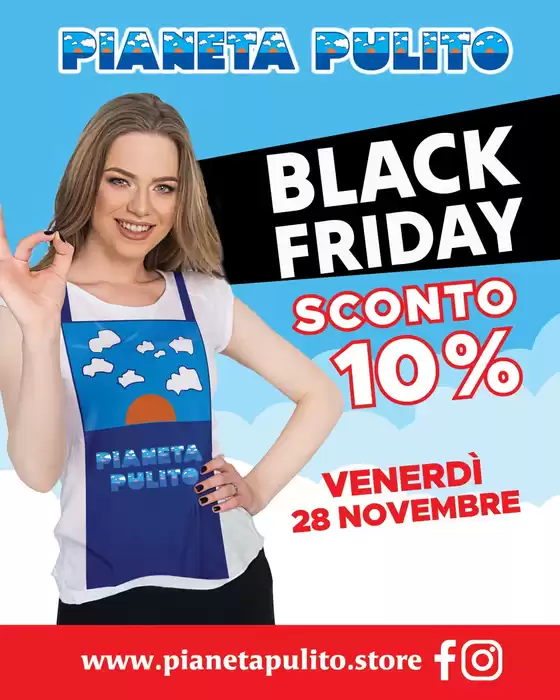 Volantino Pianeta Pulito a Partanna | Black Friday sconto 10% | 2025-11-27T00:00:00.000Z - 2025-11-28T00:00:00.000Z
