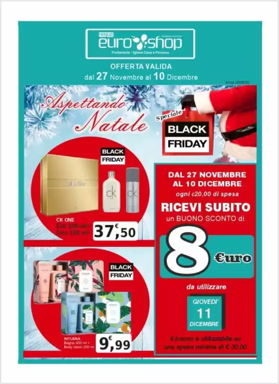 Volantino Euro Shop a Partanna | Aspettando Natale | 2025-11-27T00:00:00.000Z - 2025-12-10T00:00:00.000Z