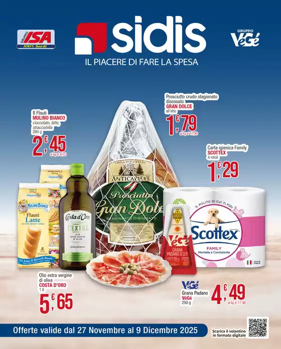 Volantino Sidis a Monastir | Il piacere di fare la spesa | 2025-11-27T00:00:00.000Z - 2025-12-09T00:00:00.000Z