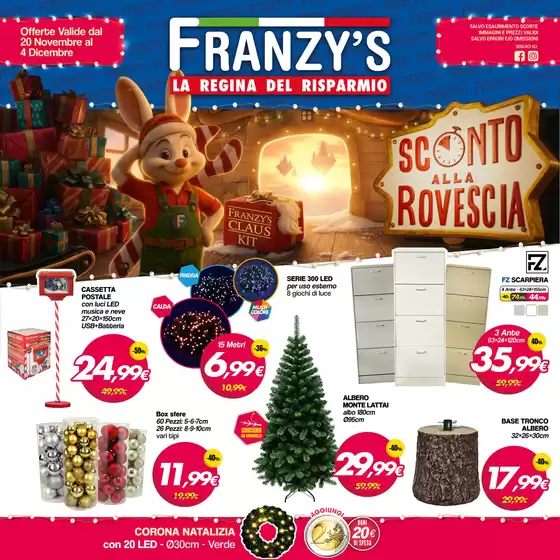 Volantino Franzy's a Partanna | La regina del risparmio | 2025-11-27T00:00:00.000Z - 2025-12-04T00:00:00.000Z