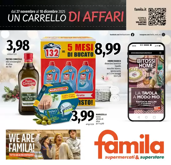 Volantino Famila Superstore | UN CARRELLO DI AFFARI | 2025-11-27T00:00:00.000Z - 2025-12-10T00:00:00.000Z