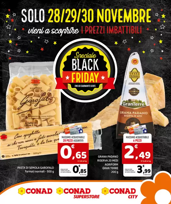 Volantino Conad City a Ittireddu | Speciale Black Friday | 2025-11-28T00:00:00.000Z - 2025-11-30T00:00:00.000Z