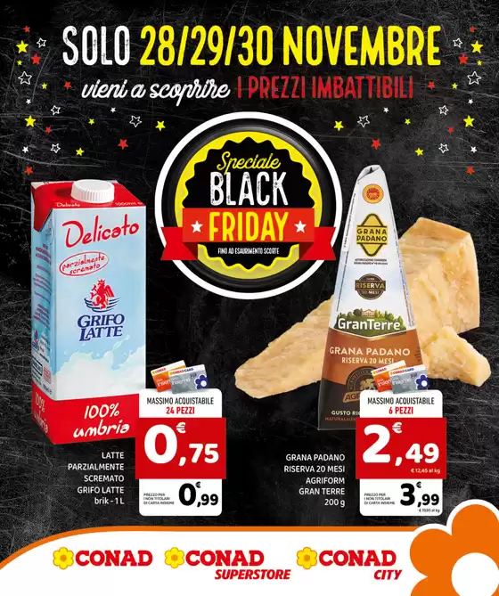 Volantino Conad City a Mioglia | Speciale Black Friday | 2025-11-28T00:00:00.000Z - 2025-11-30T00:00:00.000Z