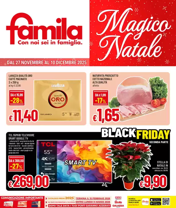 Volantino Famila a Reano | Magico natale | 2025-11-27T00:00:00.000Z - 2025-12-10T00:00:00.000Z