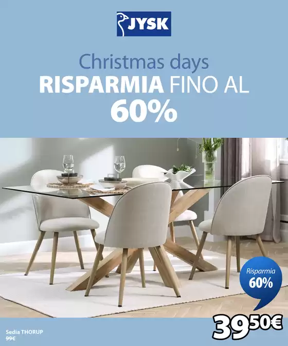 Volantino JYSK a Sarzana | Natale da Jysk! | 2025-12-01T00:00:00.000Z - 2025-12-10T00:00:00.000Z