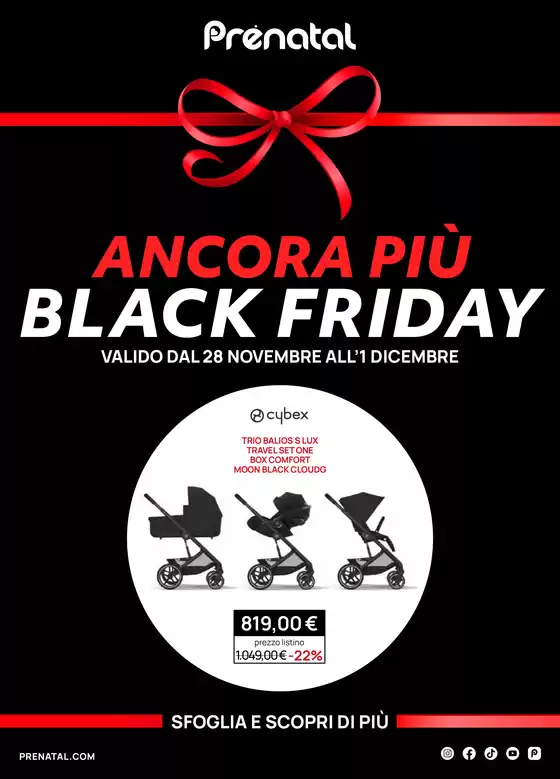 Volantino Prenatal a Luino | Black Friday | 2025-11-28T00:00:00.000Z - 2025-12-01T00:00:00.000Z