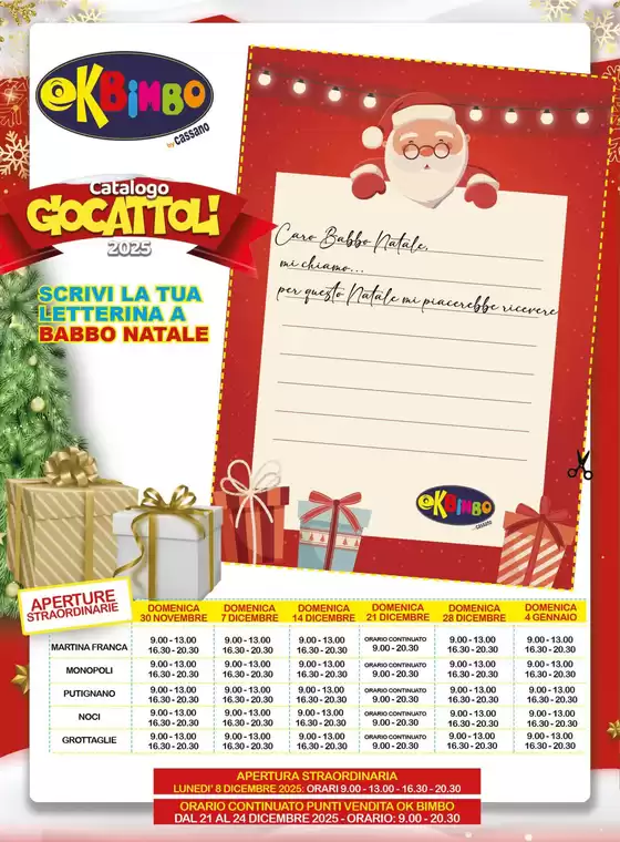 Volantino Ok Bimbo a Bari | Offerte speciali per te | 2025-11-30T00:00:00.000Z - 2026-01-04T00:00:00.000Z