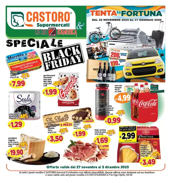 Volantino Il Castoro a Marcianise | Black friday | 2025-11-27T00:00:00.000Z - 2025-12-05T00:00:00.000Z