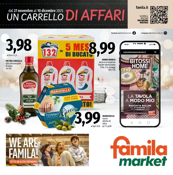Volantino Famila Market a Marcianise | UN CARRELLO DI AFFARI | 2025-11-28T00:00:00.000Z - 2025-12-10T00:00:00.000Z