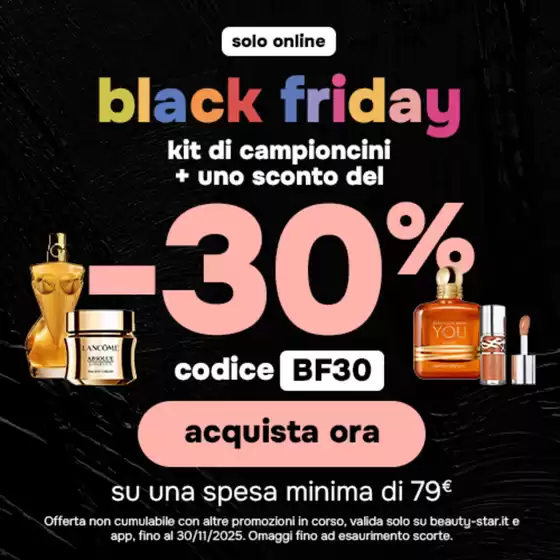 Volantino Beauty Star a Napoli | Black friday | 2025-11-28T00:00:00.000Z - 2025-11-30T00:00:00.000Z