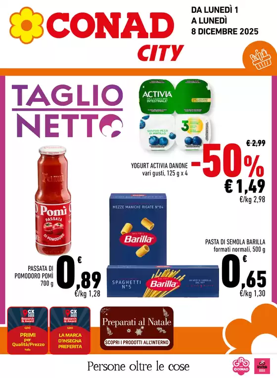 Volantino Conad City a Jesolo | TAGLIO NETTO | 2025-12-01T00:00:00.000Z - 2025-12-08T00:00:00.000Z